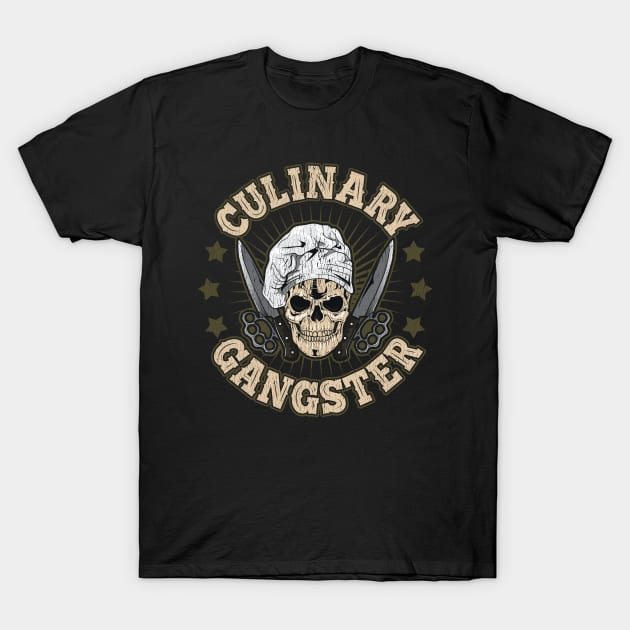 Cute & Funny Culinary Gangster Cooking Pun T-Shirt by theperfectpresents